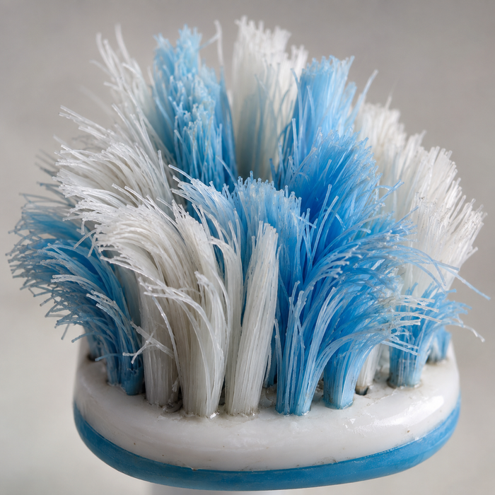 Toothbrush microplastics: plastic particles shed from nylon toothbrush bristles