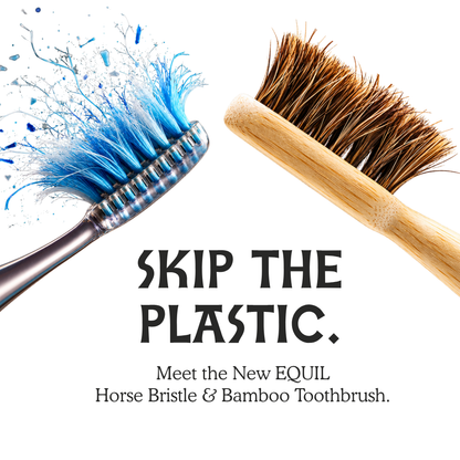 Horse Bristle & Bamboo Toothbrush