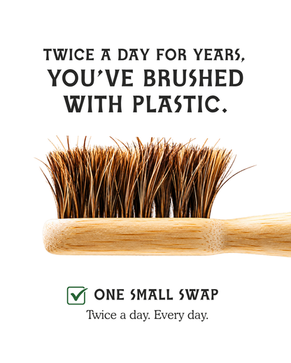 Horse Bristle & Bamboo Toothbrush