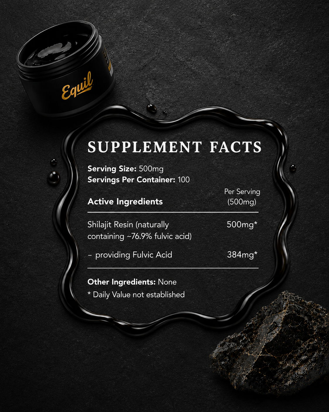 Pure Mineral Shilajit RESIN