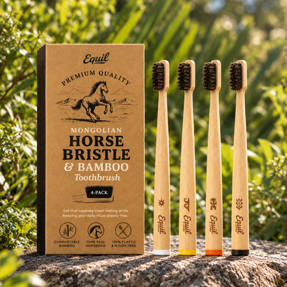 Horse Bristle & Bamboo Toothbrush
